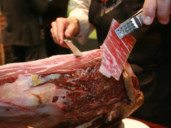 corte de jamón